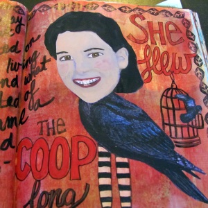 she flew the coop woman