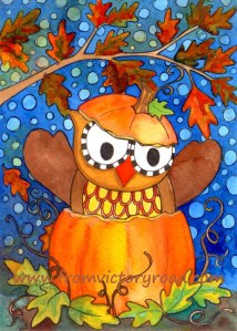 pumpkin owl watermark