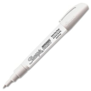 white sharpie paint pen