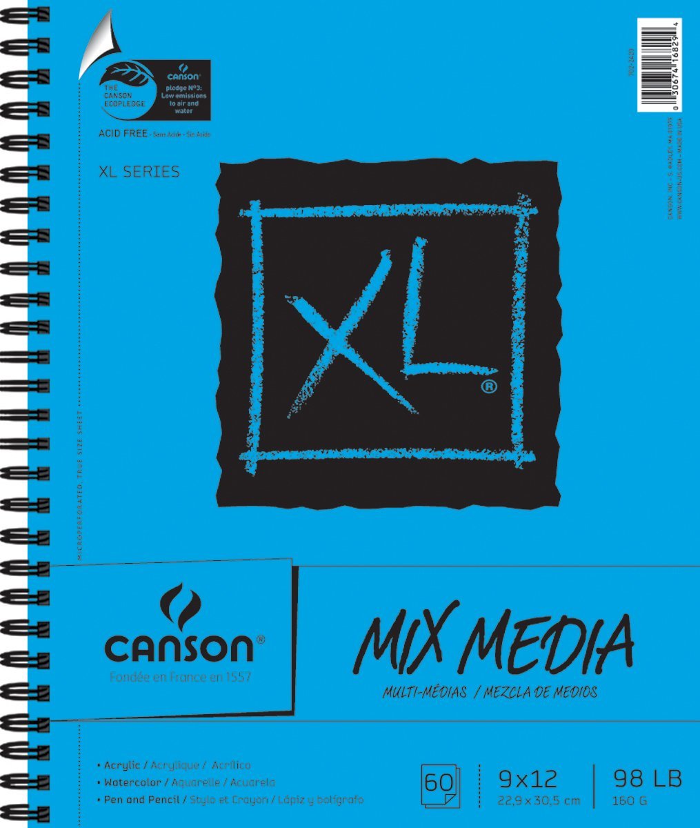 MULTI-MEDIA SKETCH Book. Wire Bound. Journal Style. Multi-Media