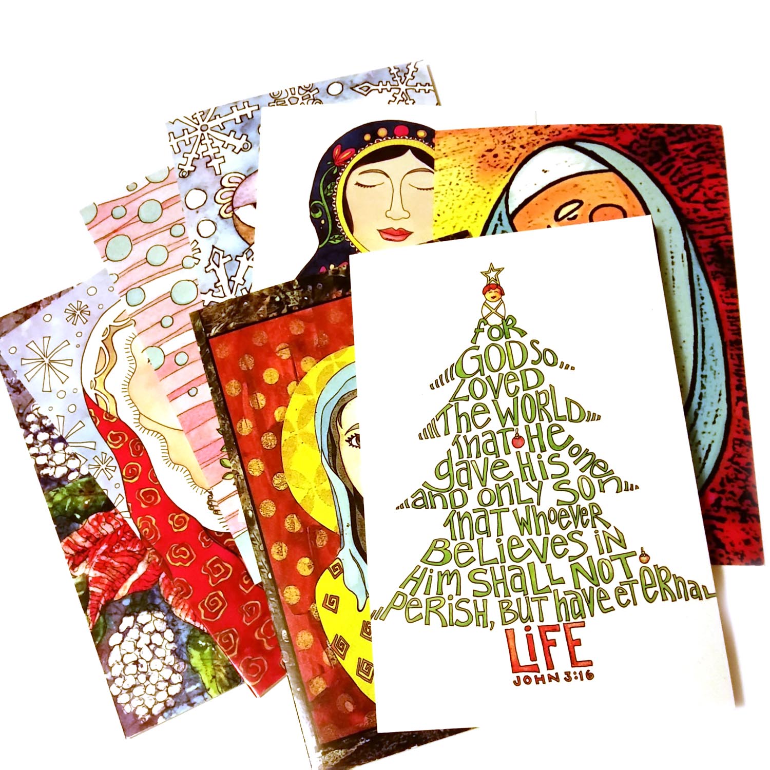 christmas cards etsy