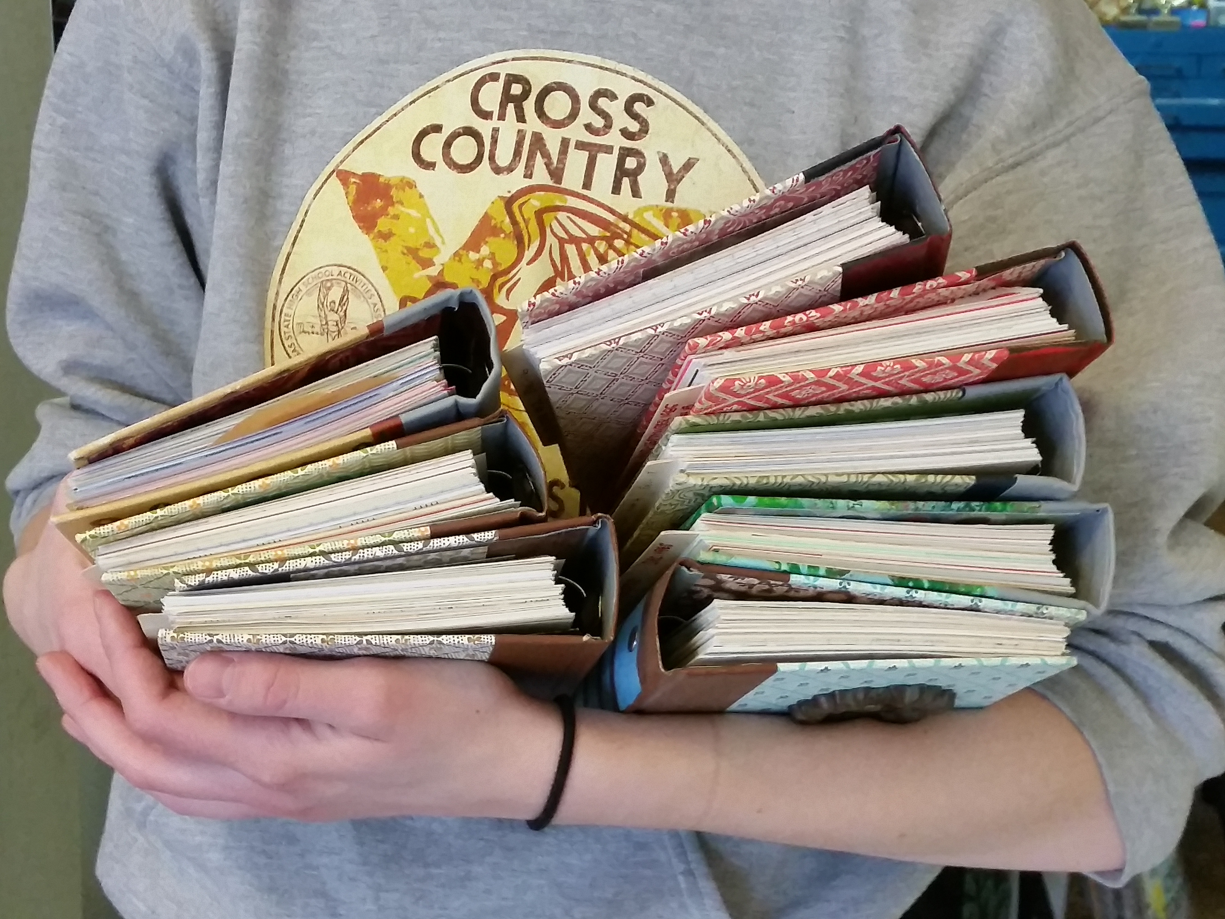 arm full of smash books